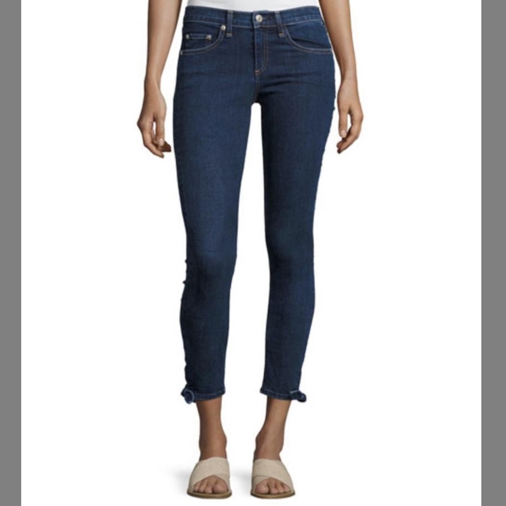 Rag and Bone Skinny Cropped Ankle Jeans 27